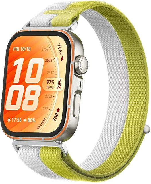 Uhrenarmband Nylon, gelb, Unisex - Bild 1