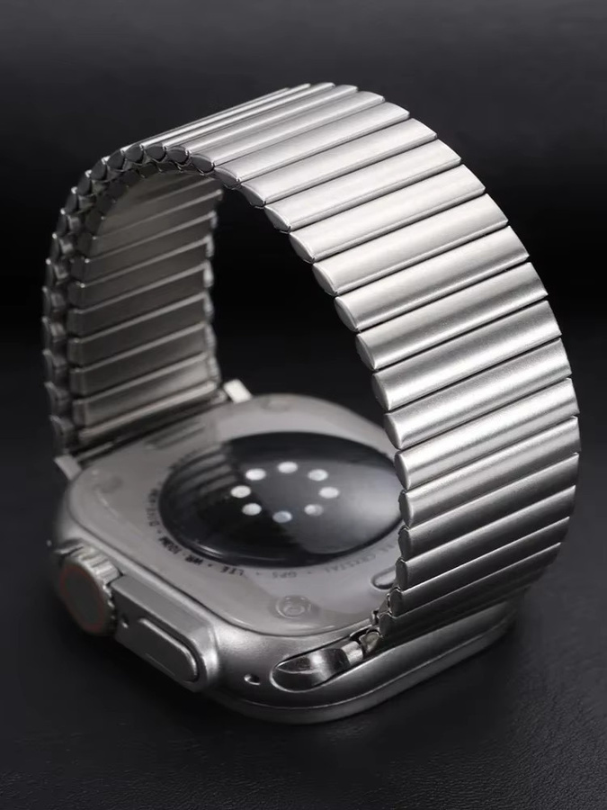 asukaband Uhrenarmband Edelstahl, Silber, Stretch-Erweiterungsarmband - Bild 4