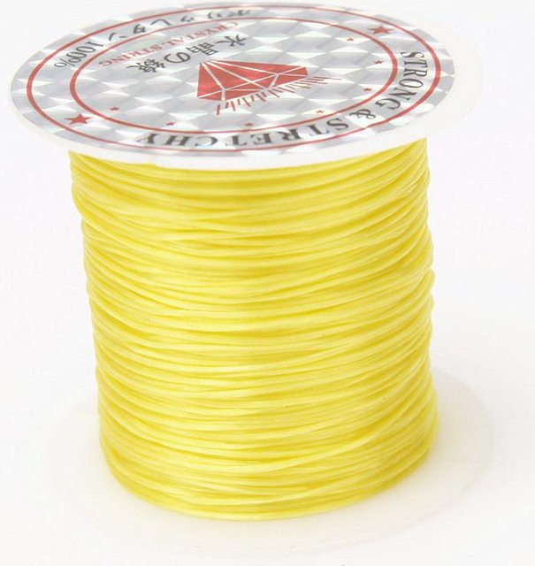 Dehnbarer elastischer Perlfaden, gold, Unisex - Bild 1