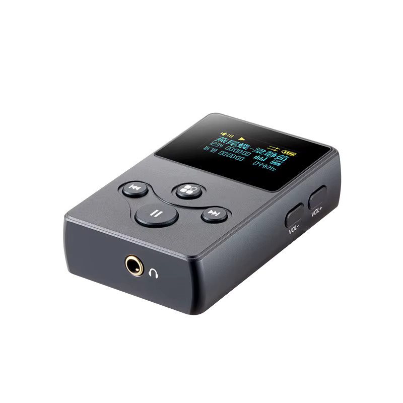 XDUOO X2S Musik-Player, tragbarer High-Resolution Audio Player mit OLED-Bildschirm und Aluminiumgehäuse in Schwarz - Bild 2