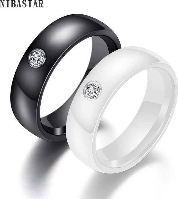 VQYSKO Ring Keramik, Bunt, Kristall, Unisex - Bild 1