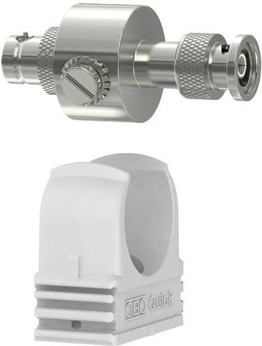 OBO Bettermann DS-BNC M/W Datenleitschutzgerät 5 kA in Silber - Bild 1
