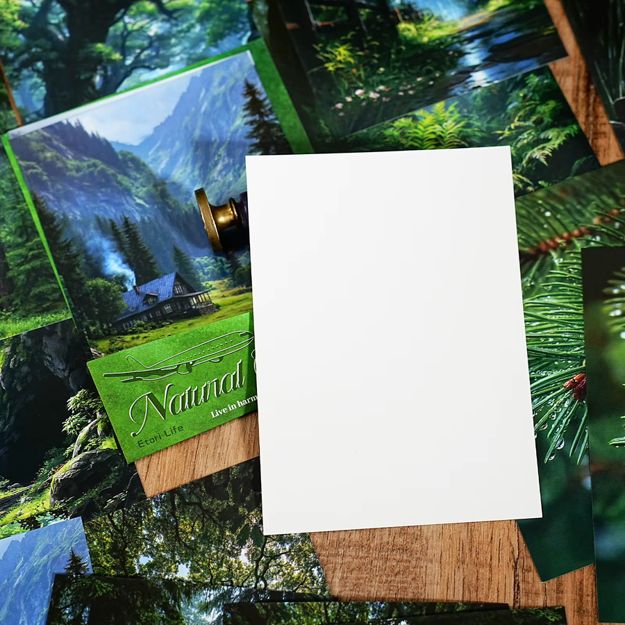 Etori Life Scrapbook Papier mit Jungle Green Pflanzenmuster für DIY Bastelarbeiten und Fotoalben - Bild 4