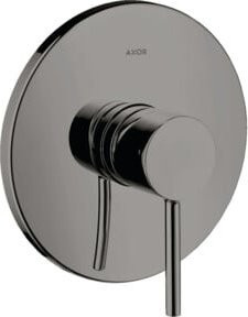 Hansgrohe Axor Starck UP Fertigmontageset Einhebelmischer mit Pin-Griff und Pop-up-Abfluss in Gunmetal und Grau - Bild 1