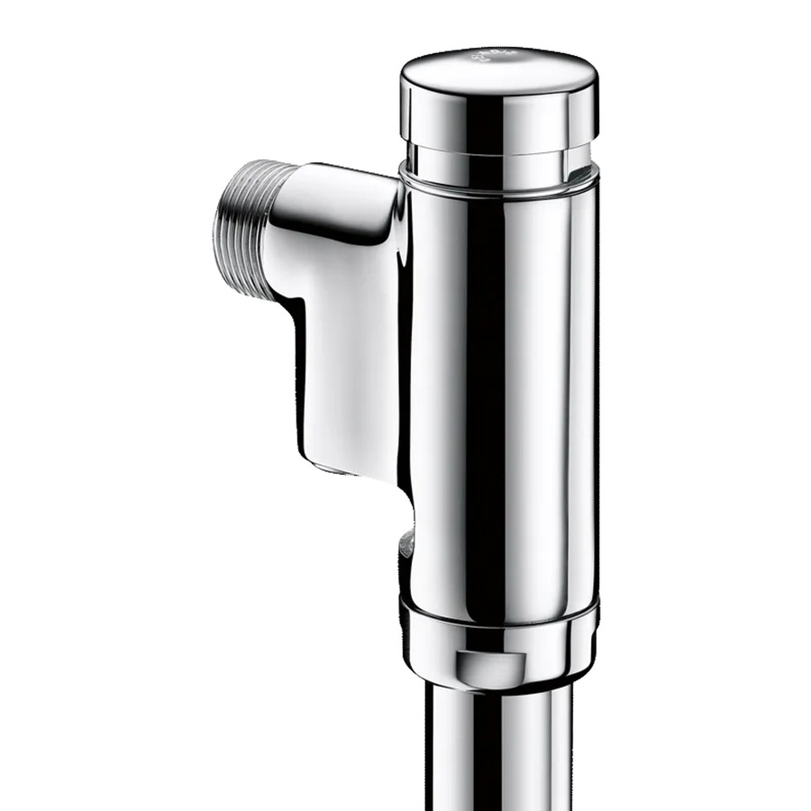 Delabie TEMPOFLUX Druckspüler-Set WC Aufputz mit Selbstschluss, Farbe: Chrom/Silber, Anschluss: G3/4B, Spülrohr: D28 - Bild 2