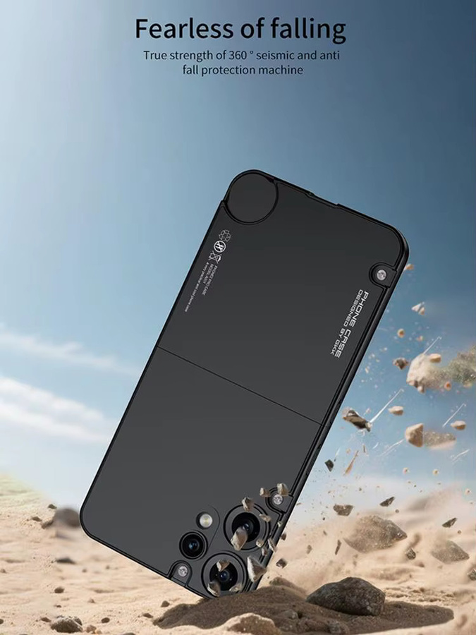 Schutzhülle für Nothing CMF Phone 2 Pro mit Kontrastfarbe und vollständigem Schutz - Bild 4