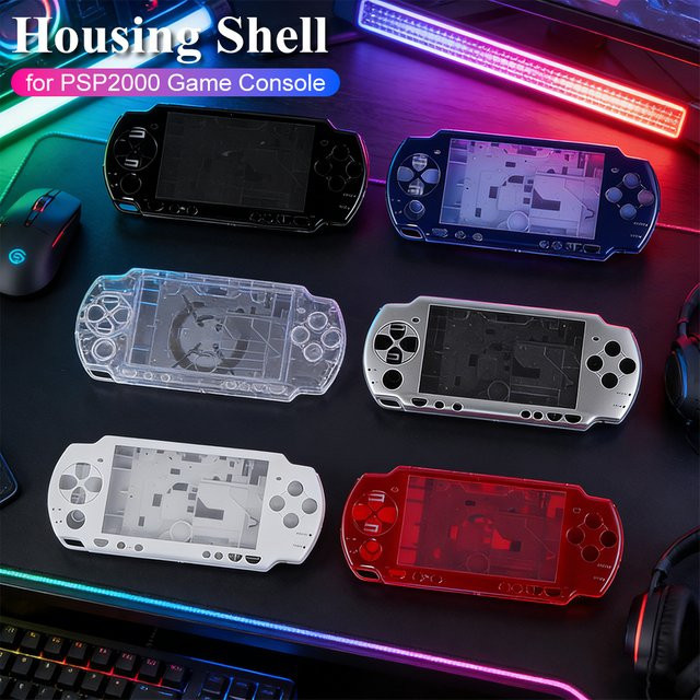 ALLOET Ersatzgehäuse für PlayStation PSP2000 in Rot inklusive Tasten-Kit - Bild 1