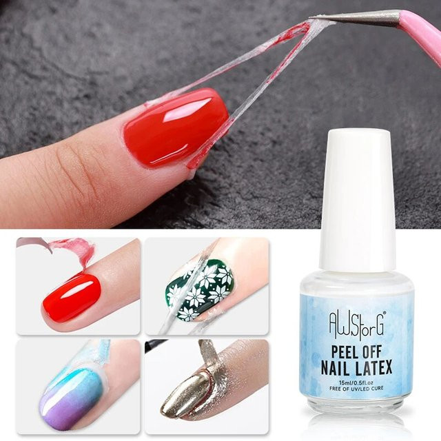 Awstorg Nagellack Schutzflüssigkeit, 15 ml, Glänzend - Bild 1