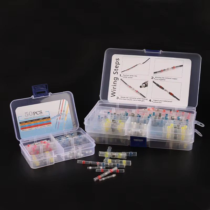 DIY GO Wasserdichte Lötdichtungshülsen Set mit Wärmeschrumpf-Zinn-Stoßverbinder für 26–10 AWG (0,25–6 mm) - Bild 2