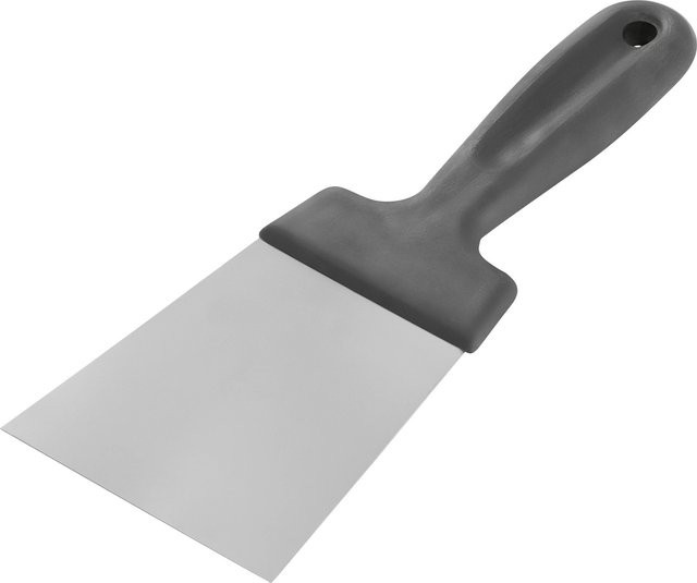 LUX-TOOLS Spachtel aus Edelstahl mit rutschfestem Griff, Farbe Silber, Breite: 60 mm - Bild 1