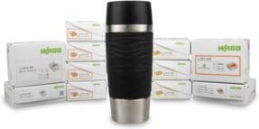 WAGO PROFI-SET mit Thermobecher in Schwarz 887-1051 - Bild 1