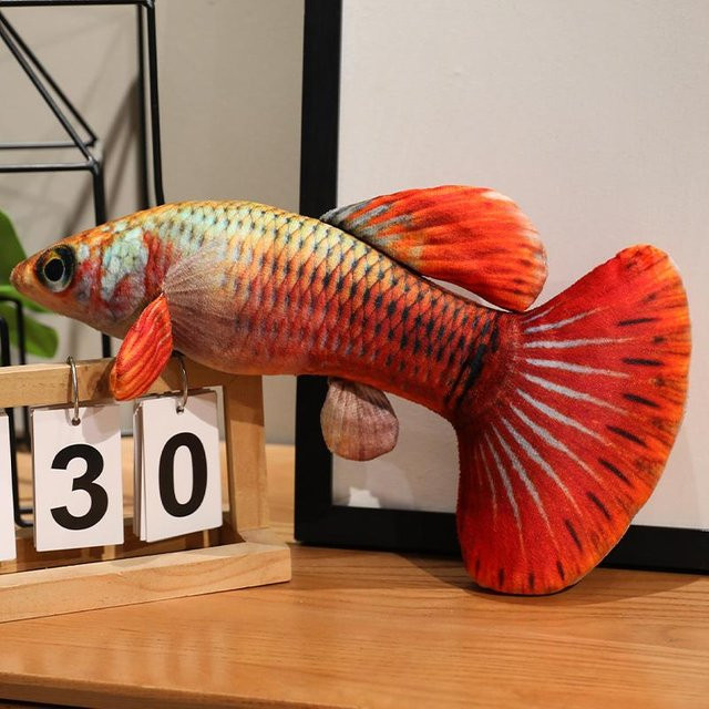 Yiran toy Guppy Plüschtier, Stofffischpuppe, ab 14 Jahren - Bild 1