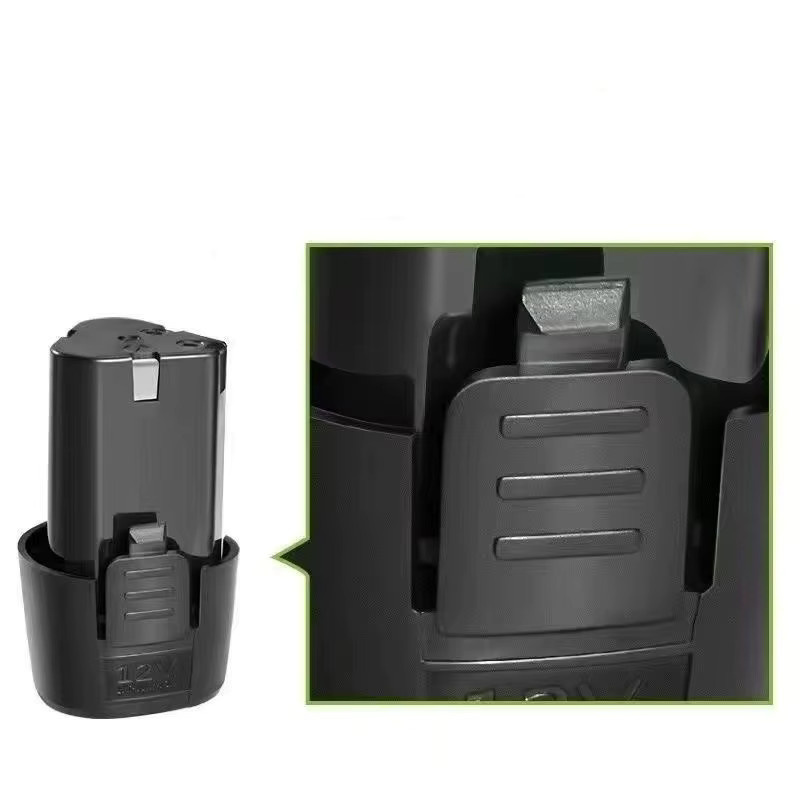 Roza Cinnie universeller wiederaufladbarer Lithium-Akku 12 V 4000 mAh in Schwarz für Elektrowerkzeuge wie Bohrmaschinen und Winkelschleifer - Bild 3