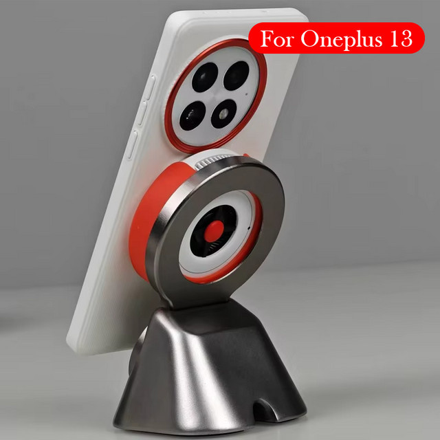 Original magnetische Hülle für OnePlus 13 mit Airbag-Rückseite in Weiß - Bild 1
