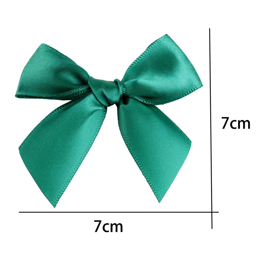 Bunte Schleifen aus Polyester-Satin für DIY-Handwerk und Dekoration, Mehrfarbig - Bild 3