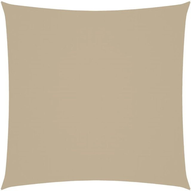 Furnicato Sonnensegel aus PU-beschichtetem Oxford-Gewebe, quadratisch, Beige, B x B: 400 x 400 cm - Bild 1