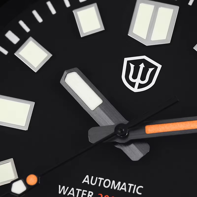 Watchdives Taucheruhr, Edelstahl, Automatik, Schwarz, Unisex - Bild 6