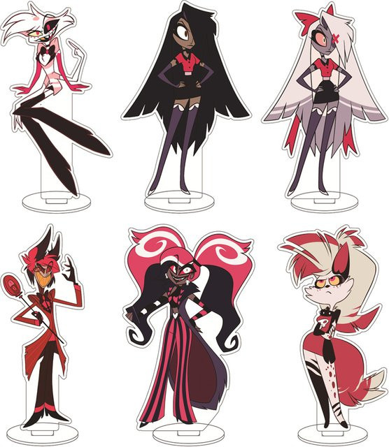 Bandai Hazbin Hotel Acryl-Figur Ständer, 16cm, Bunt / Mehrfarbig - Bild 1