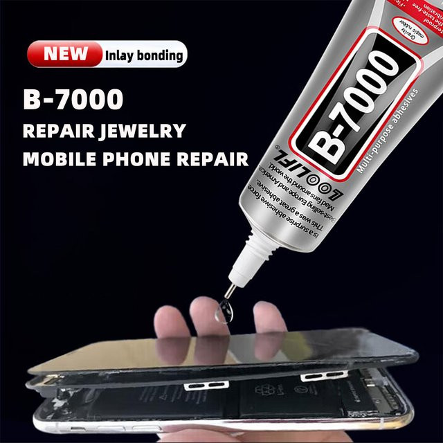 B7000 Schmuckkleber in Transparent, flüssiger Allzweckkleber für Strasssteine, Handy-Reparaturen, Nagelkunst und Glas, 3,0 Unzen - Bild 1