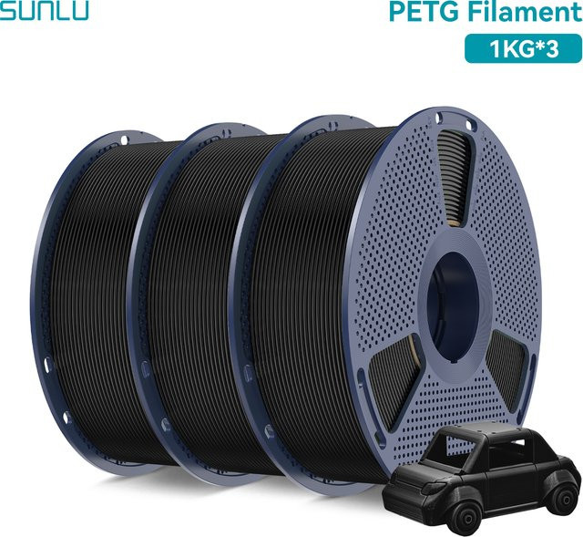 SUNLU PETG 3D-Filament 1,75 mm Mehrfarbig Blau für FDM 3D-Drucker - Bild 1