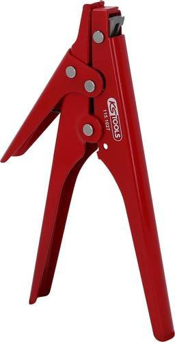 KS Tools Kabelbinder-Pistole aus Stahl in Rot für Breiten von 2,4 - 9,0 mm - Bild 1