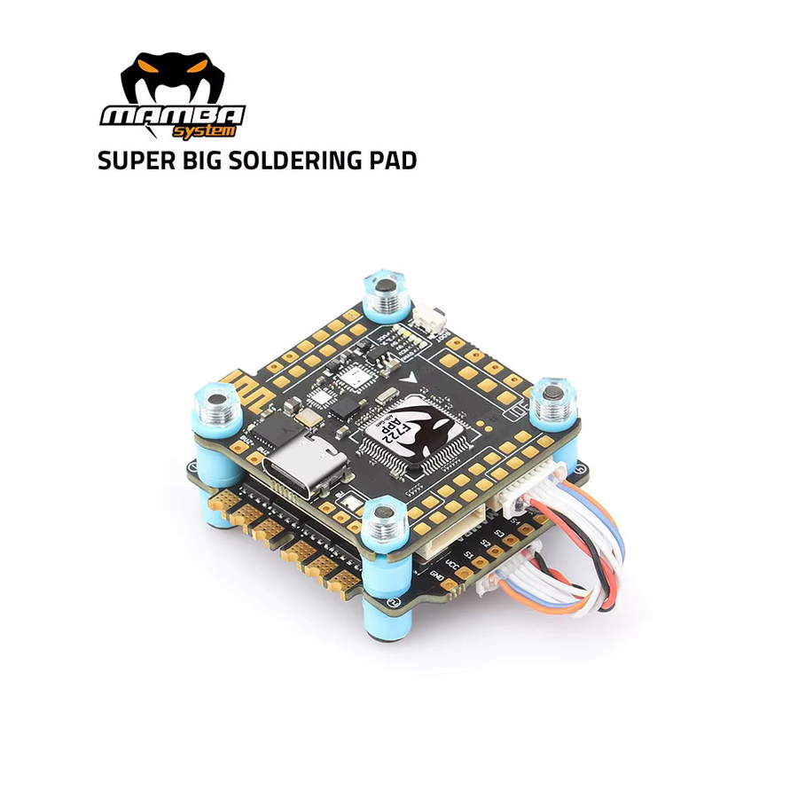 Diatone Mamba F722 MK4 MPU6000 Stack F722 Flugcontroller, mit 55A 65A BLHeli32 128K Brushless ESC für RC FPV Drohne - Bild 1