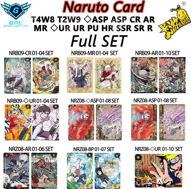 Kayou Naruto Anime Sammelkarten, Vollständiges Set - Bild 1