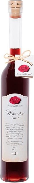 Gourmet Berger Weihnachtslikör, 0,2 l - Bild 1