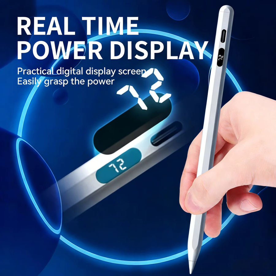 DIXSG Universeller Stylus mit Magnetfunktion in Weiß für Android, Huawei, Samsung, Xiaomi und Apple iPad Tablets - Bild 2