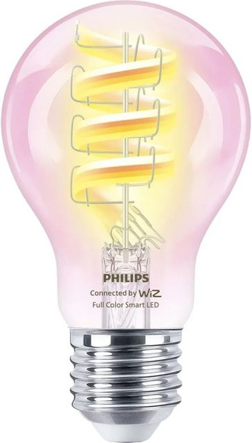 Philips Smart-LED-Leuchtmittel E27 Globe, RGB, dimmbar, WiFi, Multicolor, Höhe: 10,8 cm - Bild 1