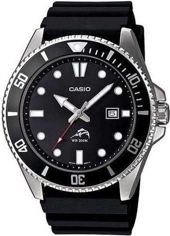 Casio Armbanduhr, Quarz, Edelstahl, Schwarz, Herren - Bild 1