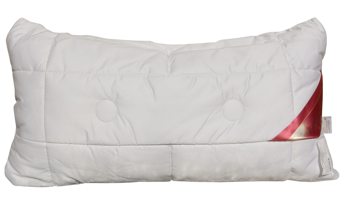 Garanta Premium Kamelhaar Steppkissen aus Baumwolle, Weiß, B/H: 40 x 80 cm - Bild 1
