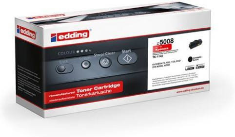 Edding Toner Kompatibel mit Kyocera TK-1140 Schwarz für Kyocera FS-1035MFP und ECOSYS M2035dn - Bild 1