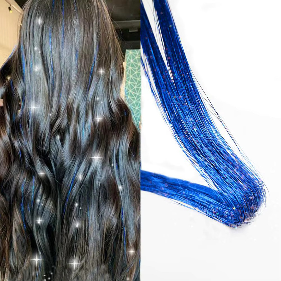 Synthetische Clip-in-Haarverlängerungen für Damen, 120 cm - Bild 1
