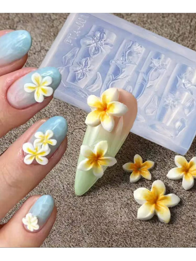 MAFANAILS Nail Art Silikon Schablone, 3D Blume, NO.5 - Bild 5
