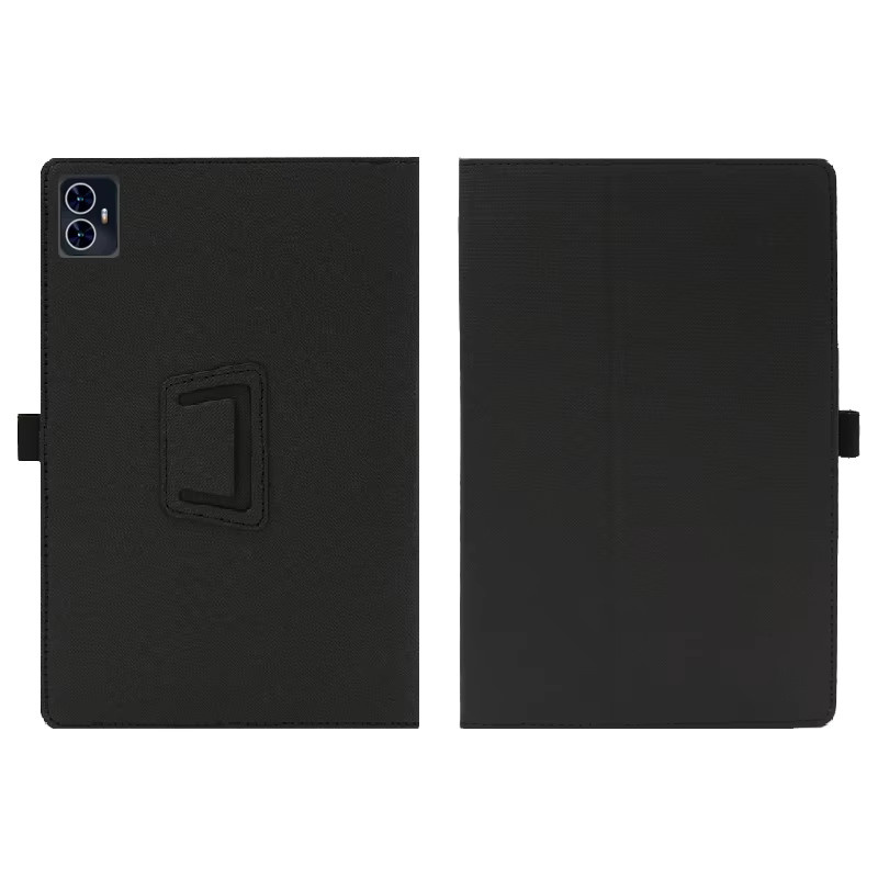 Teclast Hülle für T60 M50 Pro, magnetische Flip-Hülle mit faltbarem Tablet-Halter, stoßfeste Harttasche mit Stifthalter und Armband, Schwarz - Bild 3