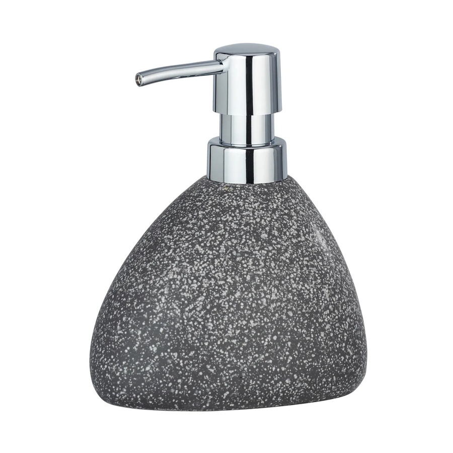 Wenko Seifenspender Pion in Grau aus Keramik mit Pumpe, B/T/H: 14,5 x 11,5 x 9 cm - Bild 2