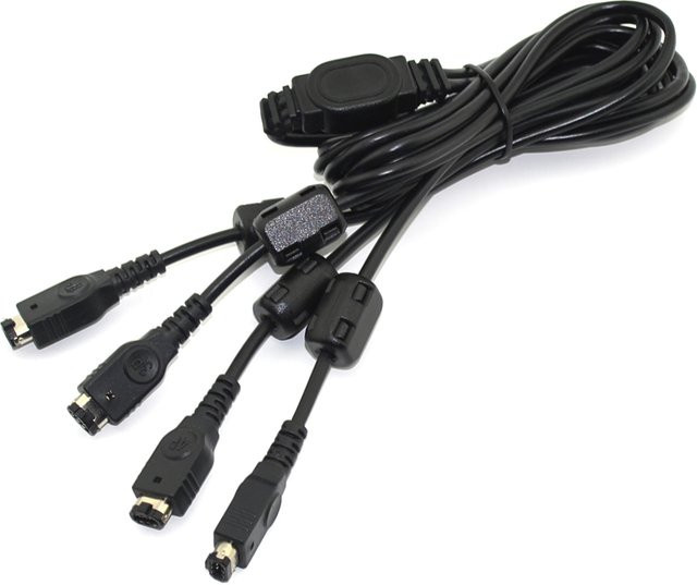 xunbeifang Link-Kabel für 4 Spieler Game-Boy Advance SP in Schwarz - Bild 1