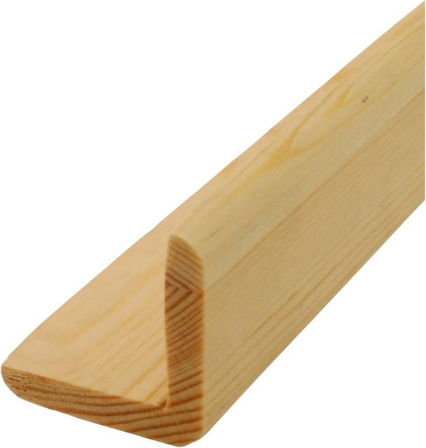 Winkelleiste Kiefer Döllken Profiles beige B/T: 40 x 40 mm, Länge: 240 cm - Bild 1