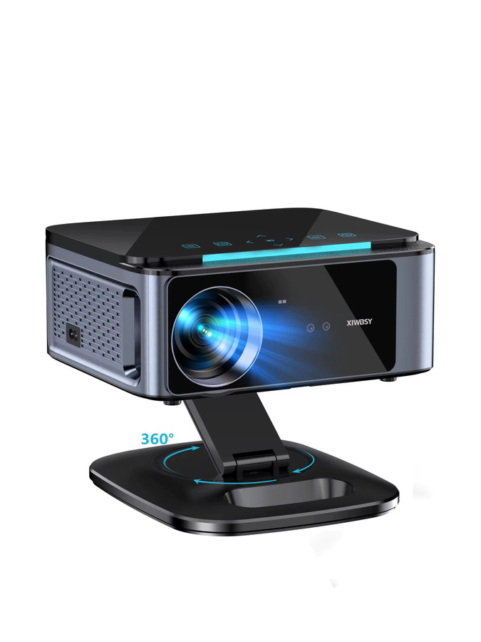 XIWBSY 4K Android TV Projektor mit Google TV, Laser-Fokus Heimkino Video-Projektor, Schwarz - Bild 7