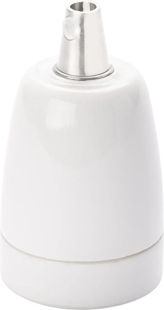 Orion Lightstyle Keramikfassung E27 in Weiß, hitzebeständig - Bild 1