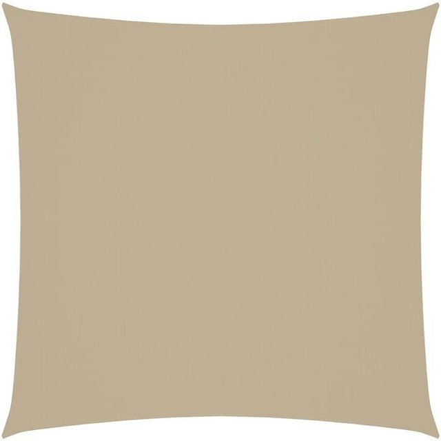 Furnicato Sonnensegel aus PU-beschichtetem Oxford-Gewebe, quadratisch, Beige, 7 x 7 m - Bild 1