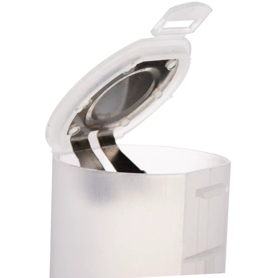 DITIPOO Batteriekonverter AA zu D Batterie aus Kunststoff, transparent - Bild 3
