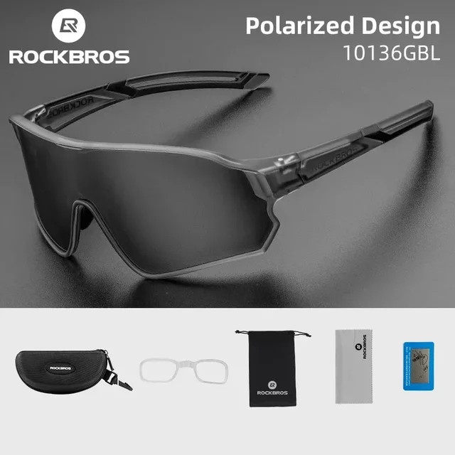 ROCKBROS Sonnenbrille, Vollrand, polarisiert - Bild 1