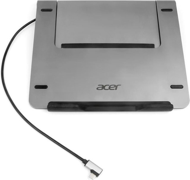 Acer 5-in-1 Dockingstation und Notebook-Halterung in Silber mit USB-C und HDMI - Bild 2