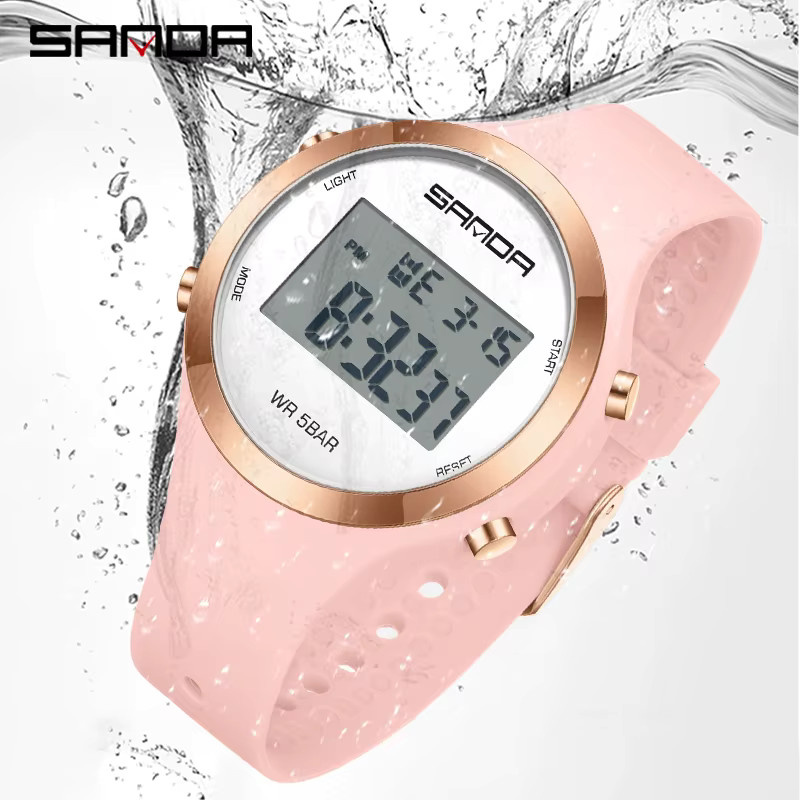 Sanda Digitaluhr, Kunststoff, Silikon, Kinder - Bild 2