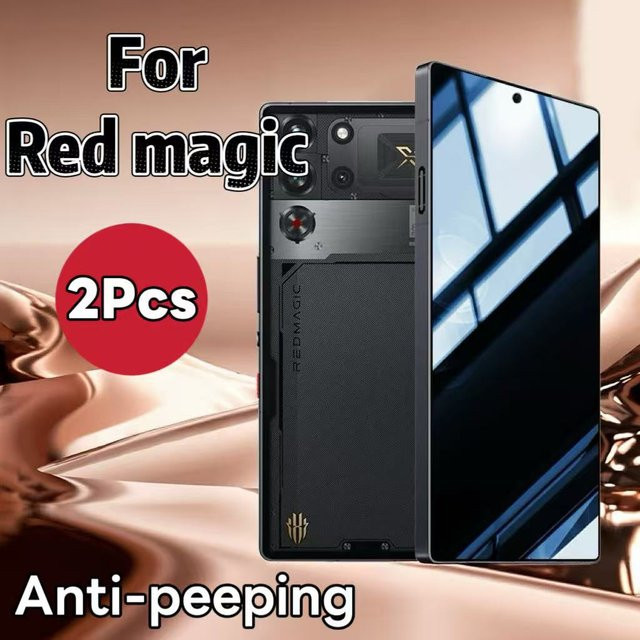 RedMagic Anti-Spy Privacy Schutzfolie aus gehärtetem Glas für 11 Pro, 10 Pro und 8 Pro, transparent - Bild 1