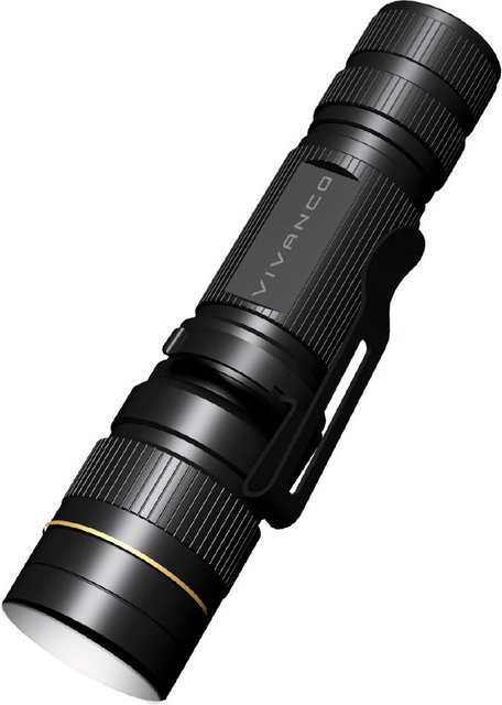 Vivanco LED-Taschenlampe in Schwarz mit 50 Lumen - Bild 1