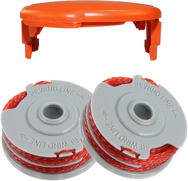 Flymo Ersatzteil Set für Kontur 500 Power Plus und 500XT mit Trimmer Spule, Abdeckung Kappe und Nylon Linie - Bild 1