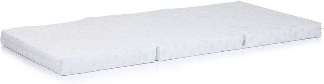 Chipolino Babybett Matratze Stars faltbar mit waschbarem Bezug, weiß blau, B/T/H: 120 x 60 x 6 cm - Bild 1